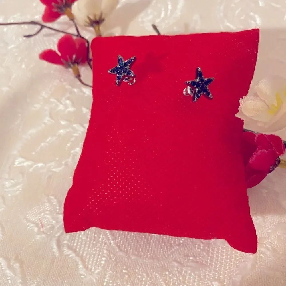 🌹women’s Swarovski Crystal Star set Pierce Stud Earring